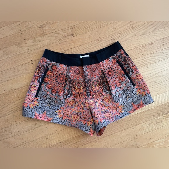 Helmut Lang Jacquard Medallion Runway shorts women’s size 4 - Picture 5 of 9